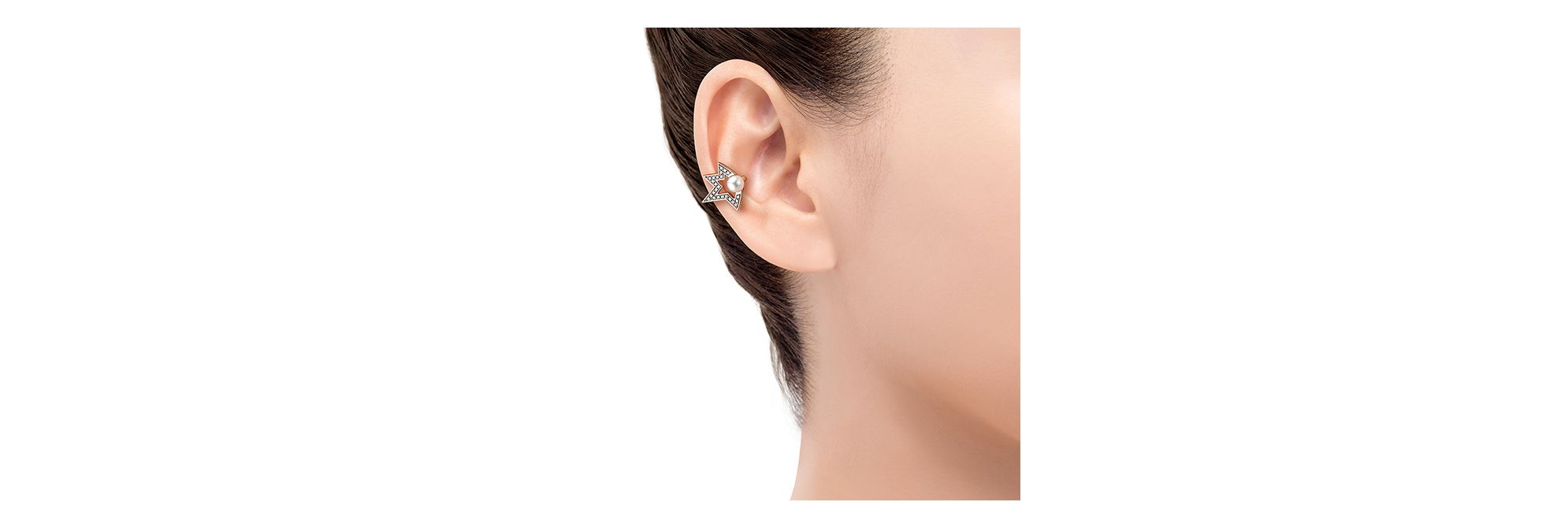 コメット プラス ダイヤモンド パヴェ イヤーカフ E-4341-18KWG|comet plus  diamonds/イヤリング/イヤーカフ/_|TASAKI（タサキ）公式サイト