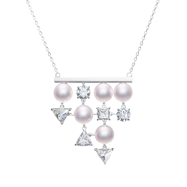 バランス ダイヤモンド プレミア ネックレス P-15882-18KWG|ネックレス/balance diamonds|TASAKI（タサキ）公式サイト